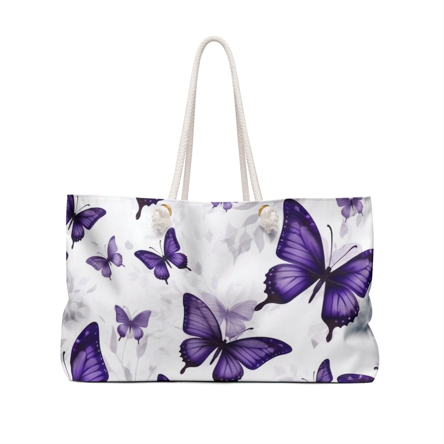 Purple Butterfly Weekender Bag - L.W. Unlimited Custom Design Space