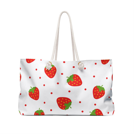 Strawberry 1 Weekender Bag - L.W. Unlimited Custom Design Space