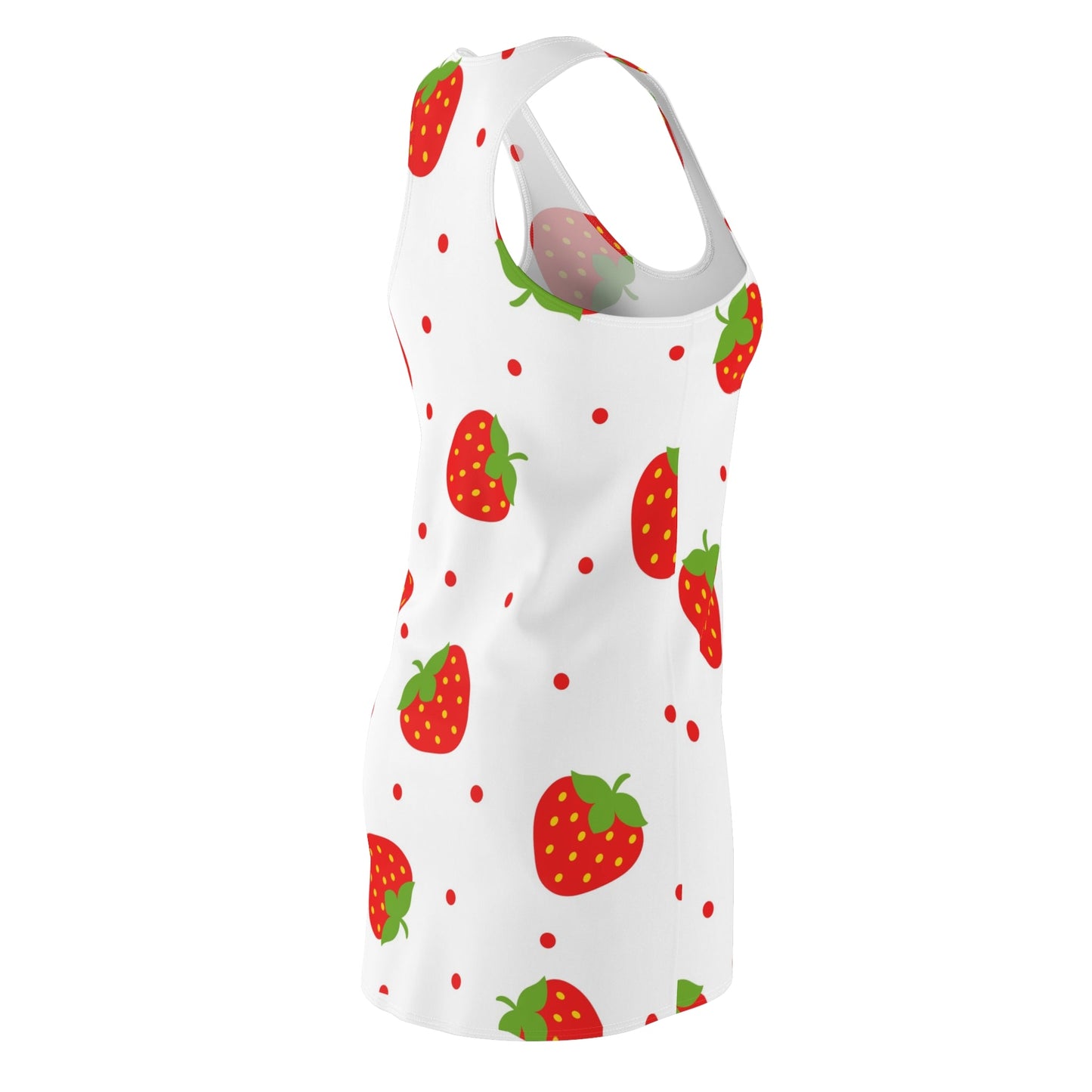 Strawberry Women's Cut & Sew Racerback Dress - L.W. Unlimited Custom Design Space