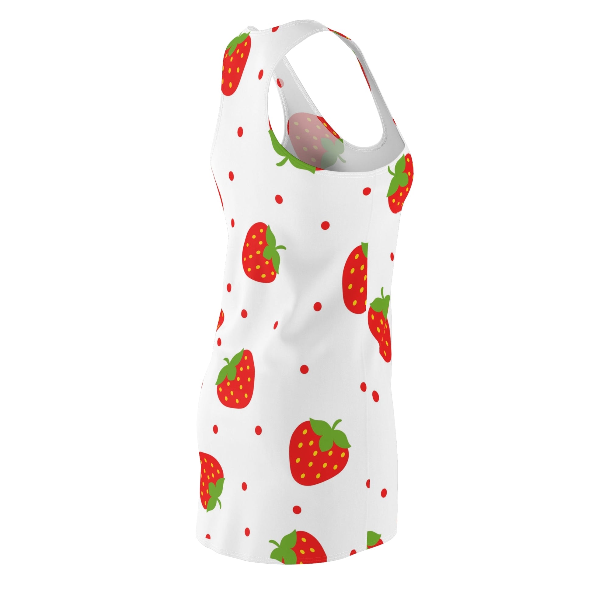 Strawberry Women's Cut & Sew Racerback Dress - L.W. Unlimited Custom Design Space