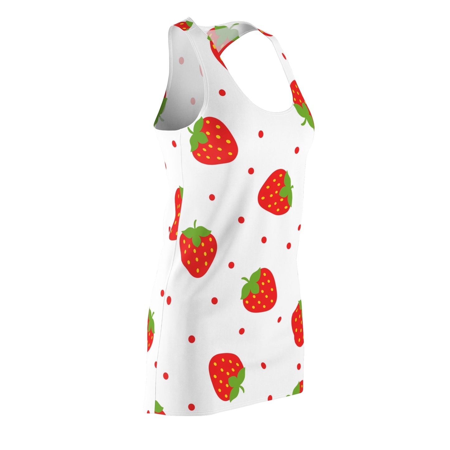 Strawberry Women's Cut & Sew Racerback Dress - L.W. Unlimited Custom Design Space