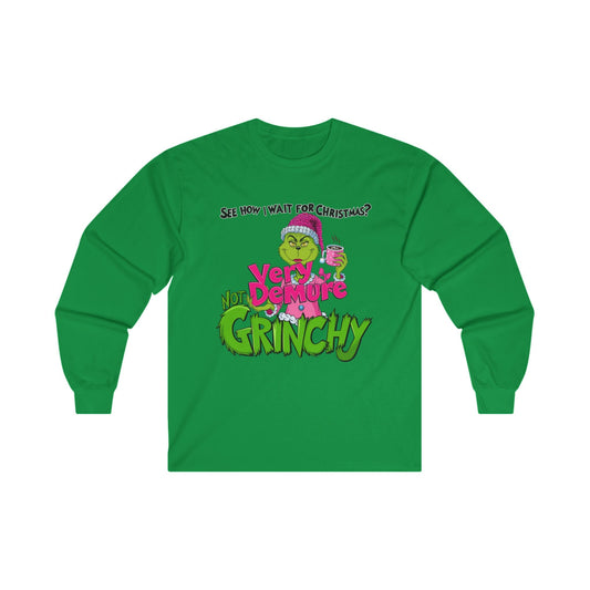 Waiting For Christmas Grinch (Demure) Crewnecks - L.W. Unlimited Custom Design Space