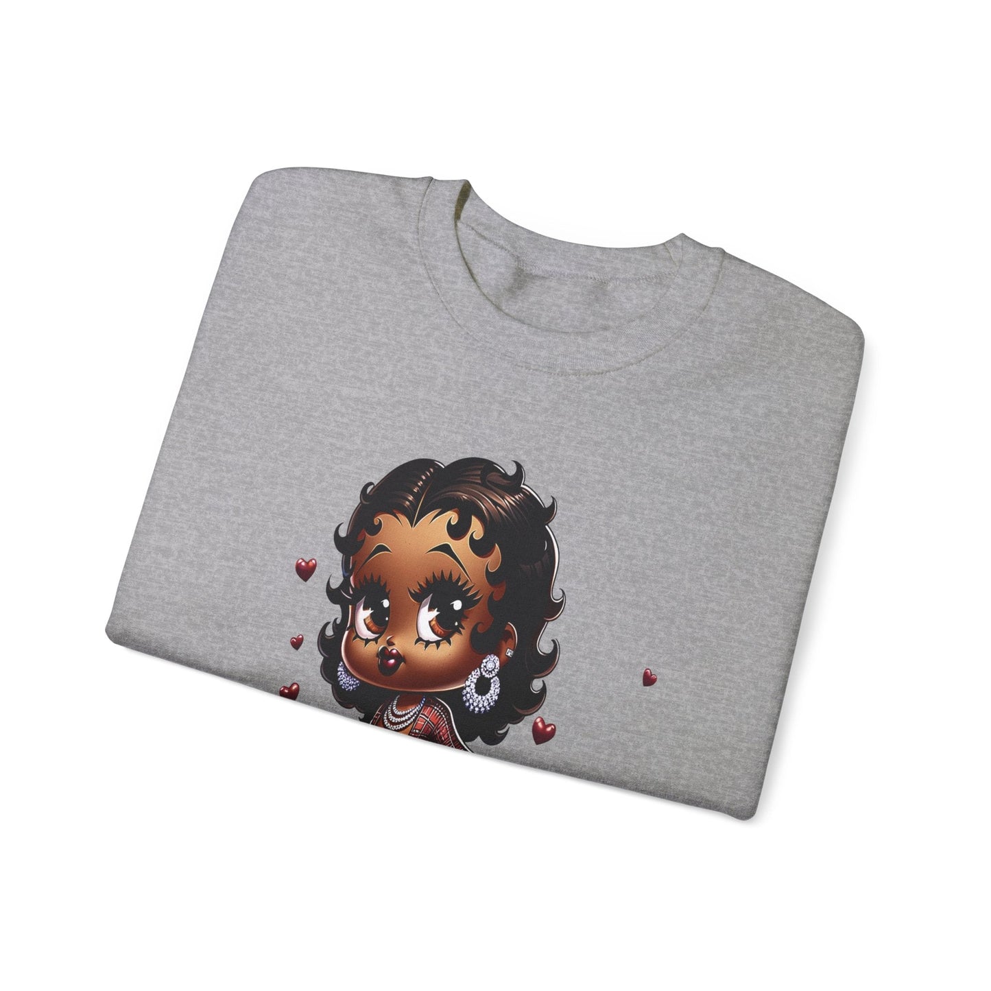 Betty Boop Unisex Heavy Blend™ Crewneck Sweatshirt - L.W. Unlimited Custom Design Space