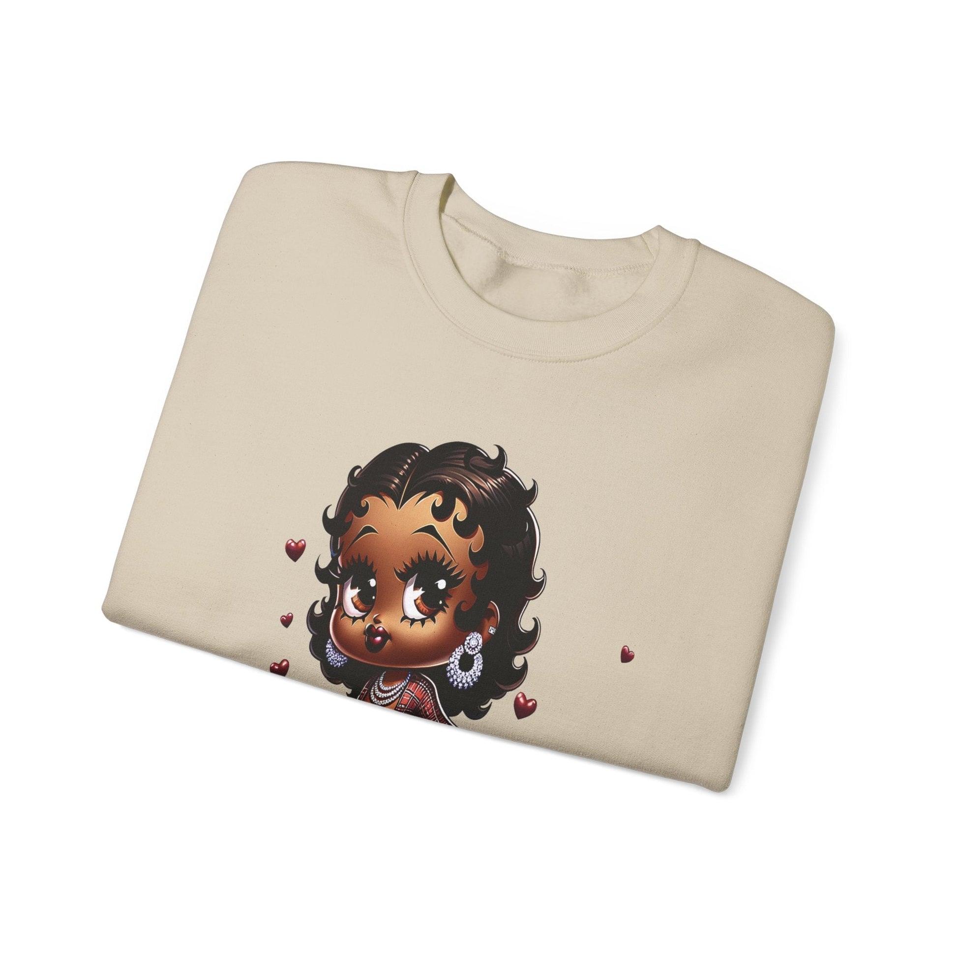 Betty Boop Unisex Heavy Blend™ Crewneck Sweatshirt - L.W. Unlimited Custom Design Space