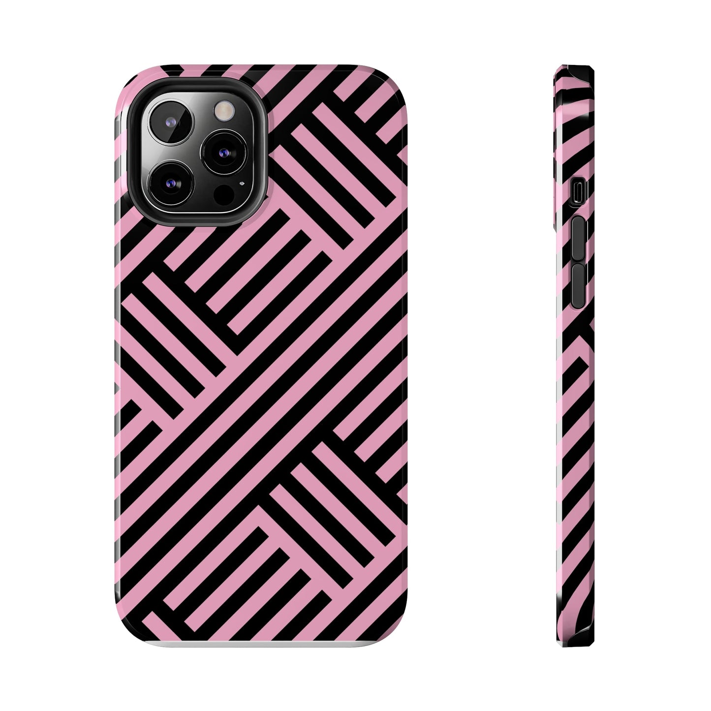 Pink & Black Tough Phone Cases - L.W. Unlimited Custom Design Space