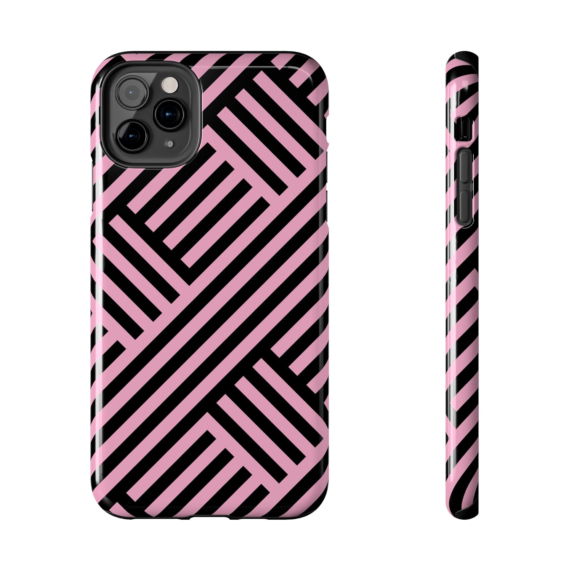 Pink & Black Tough Phone Cases - L.W. Unlimited Custom Design Space