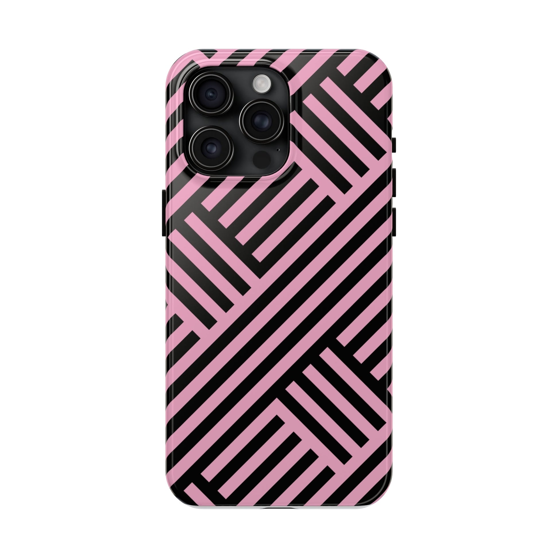 Pink & Black Tough Phone Cases - L.W. Unlimited Custom Design Space