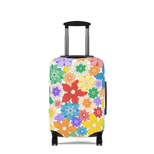 Pride Flower Luggage Cover (Plan carry On Size) - L.W. Unlimited Custom Design Space