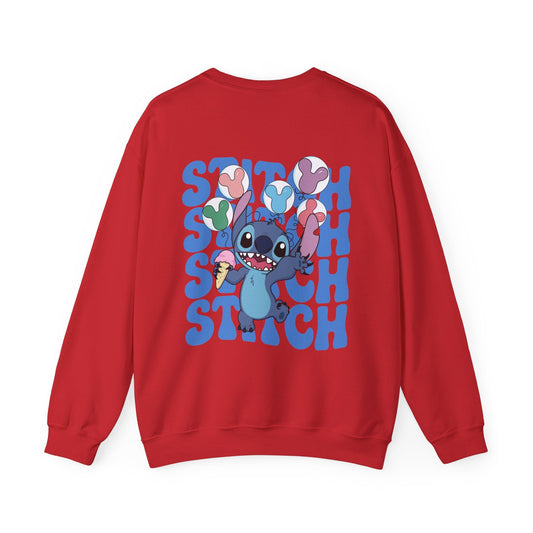 Stitch Front/Back Unisex Heavy Blend™ Crewneck Sweatshirt - L.W. Unlimited Custom Design Space